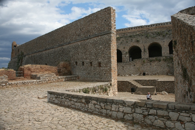 Nafplio - Interior view of the Venetian Palamidi fortress